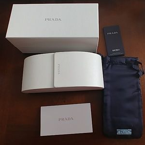 New prada sunglass case.